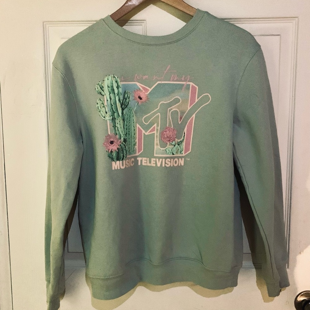 MTV Olive Green Sweatshirt